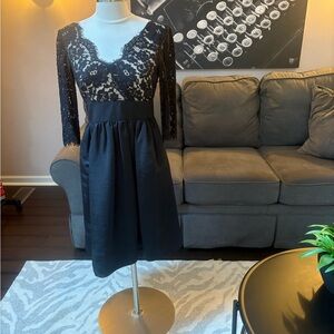 Eliza J Black Lace Cocktail Dress – Size 2
